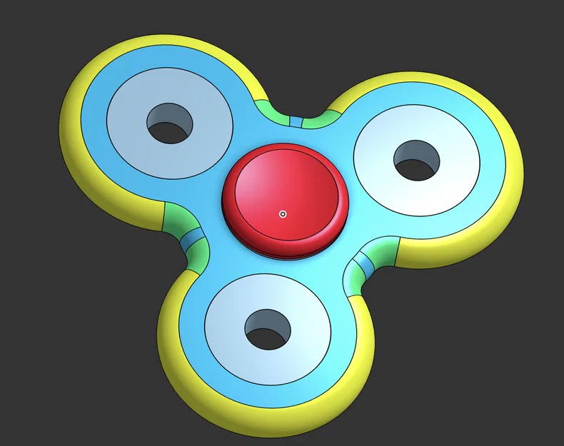 Fidget Spinner Tham Số (Sử dụng bạc đạn 608) - Image 1