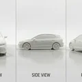 Mô hình Volkswagen Golf in 3D chi tiết dễ in (Print in place) - Thumbnail 1