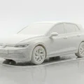 Mô hình Volkswagen Golf in 3D chi tiết dễ in (Print in place) - Thumbnail 2