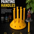 Bộ Tay Cầm Sơn Mô Hình Kèm Kệ Đựng Tiện Lợi - Thumbnail 1