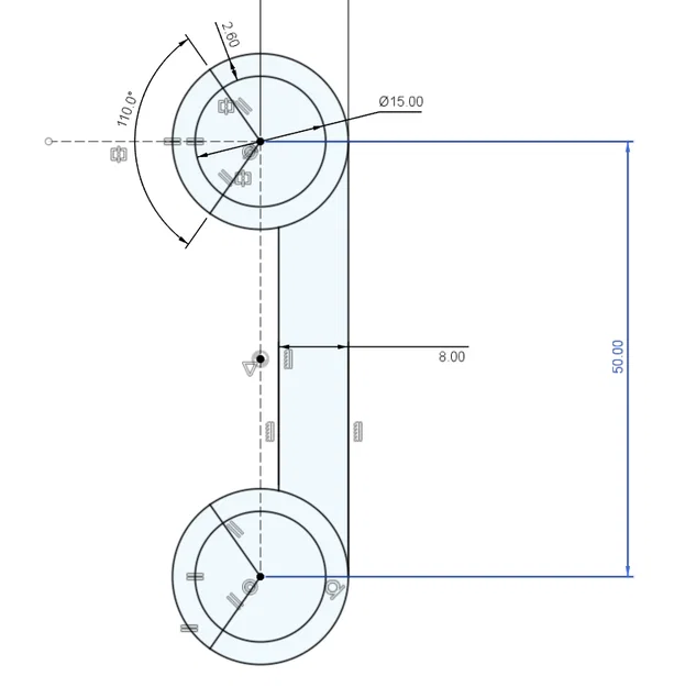 Giá đỡ ống đồng sưởi Cu15 treo tường - Image 2