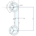 Giá đỡ ống đồng sưởi Cu15 treo tường - Thumbnail 2