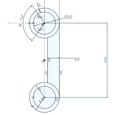 Giá đỡ ống đồng sưởi Cu15 treo tường