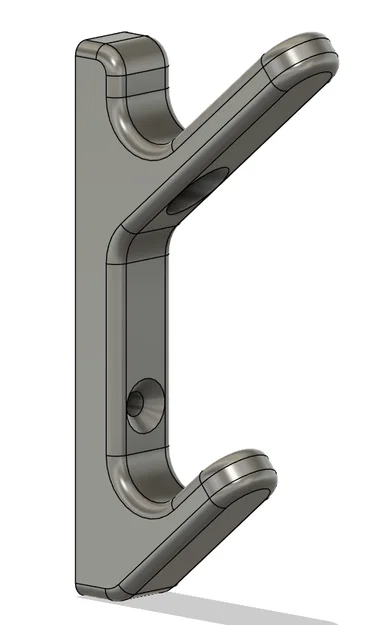 Móc treo đồ 3D đa năng gắn tường - Thiết kế bền đẹp, dễ in - Image 1