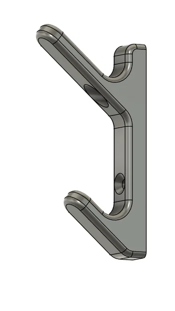 Móc treo đồ 3D đa năng gắn tường - Thiết kế bền đẹp, dễ in - Image 3