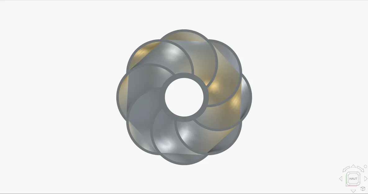 Mô hình cánh quạt Toroidal Fan - Thiết kế tối ưu cho máy in 3D - Image 1