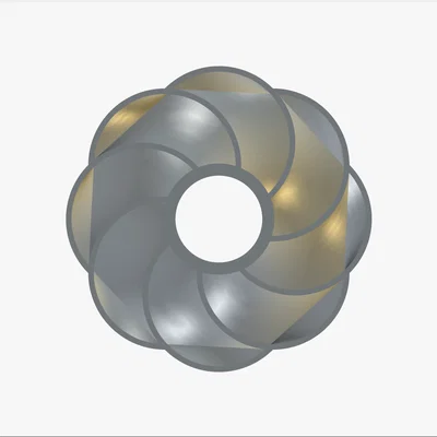Mô hình cánh quạt Toroidal Fan - Thiết kế tối ưu cho máy in 3D