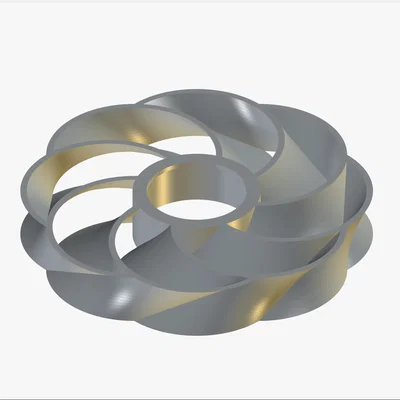 Mô hình cánh quạt Toroidal Fan - Thiết kế tối ưu cho máy in 3D