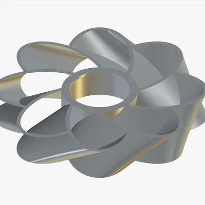 Mô hình cánh quạt Ovoidal 8 cánh độc đáo cho in 3D