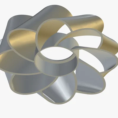 Mô hình cánh quạt Ovoidal 8 cánh độc đáo cho in 3D