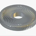 Mô hình cánh quạt Toroidal 36 cánh (Toroidal fan) - Dự án 3D độc đáo - Thumbnail 1