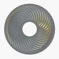 Mô hình cánh quạt Toroidal 36 cánh (Toroidal fan) - Dự án 3D độc đáo - Thumbnail 2