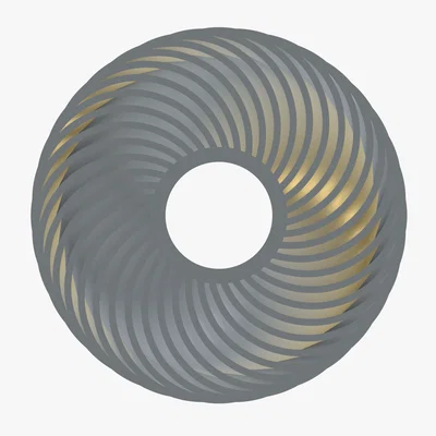 Mô hình cánh quạt Toroidal 36 cánh (Toroidal fan) - Dự án 3D độc đáo