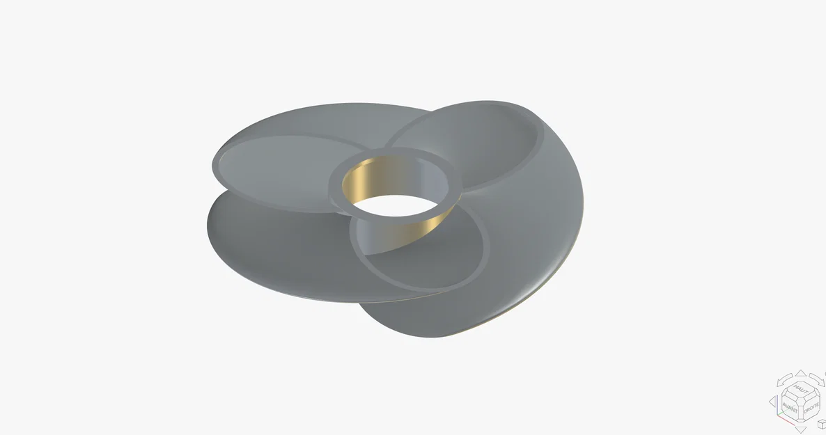 Cánh quạt Ovoidal 3 lá thiết kế khí động học cho máy in 3D - Image 1