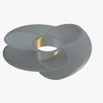 Cánh quạt Ovoidal 3 lá thiết kế khí động học cho máy in 3D