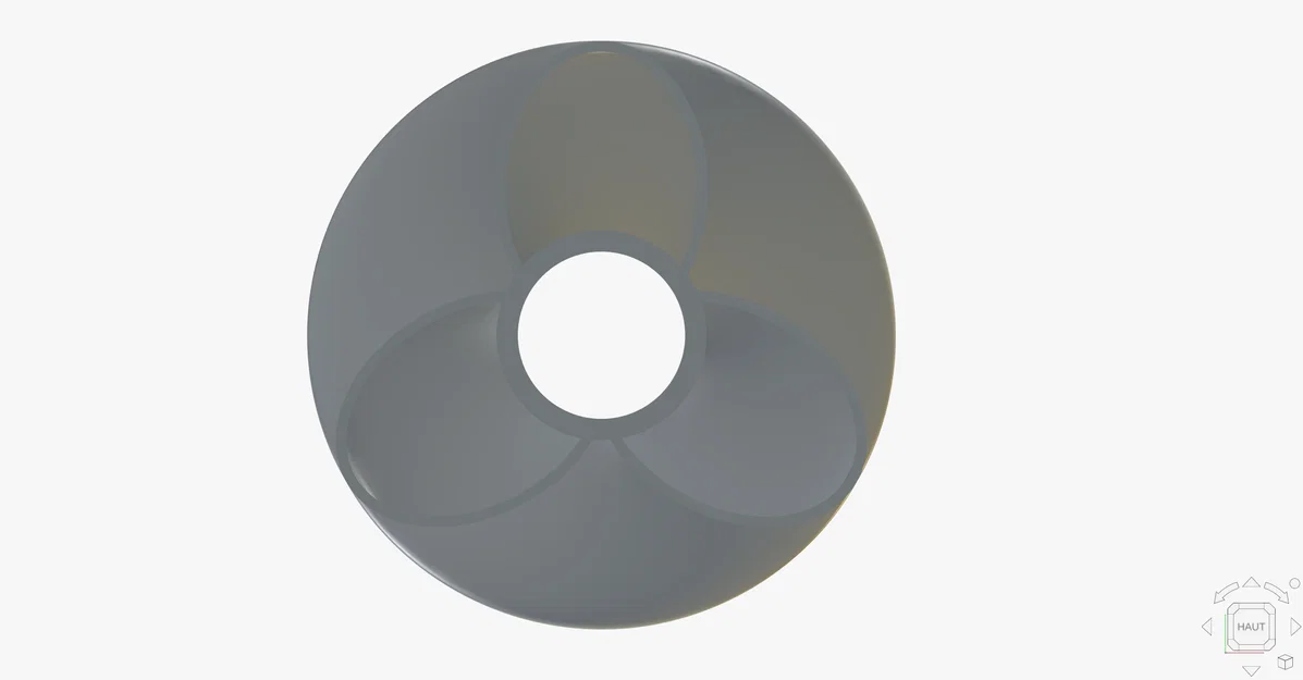 Cánh quạt Ovoidal 3 lá thiết kế khí động học cho máy in 3D - Image 3