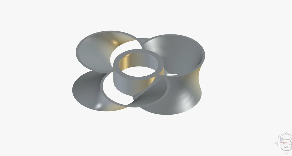 Cánh quạt Toroidal 3 cánh (Toroidal fan) - Thiết kế tản nhiệt 3D - Image 1