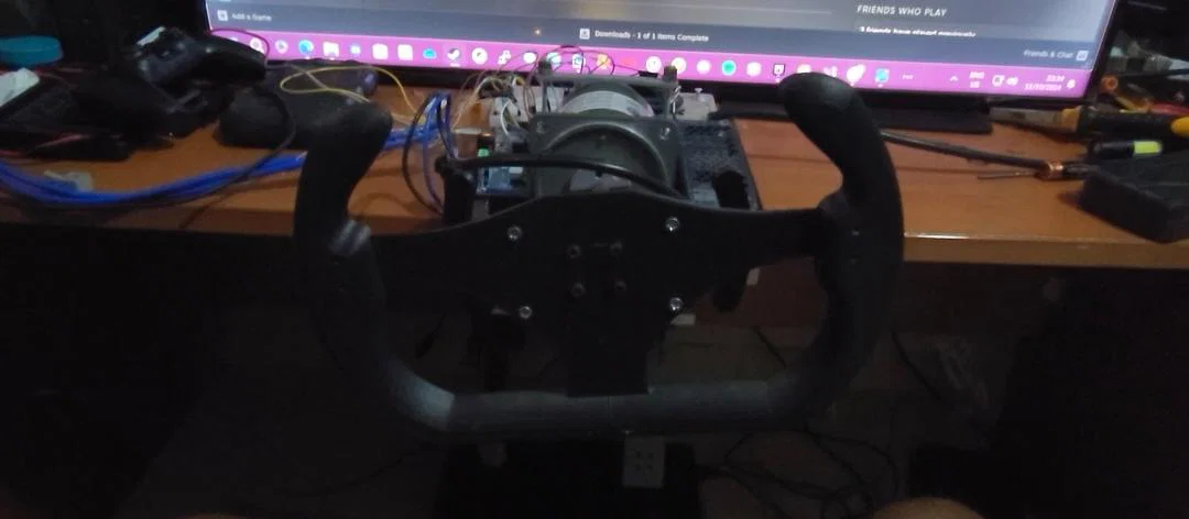 Vô lăng đua xe 3D DIY (Sim Racing Wheel) tự tùy chỉnh - Image 1