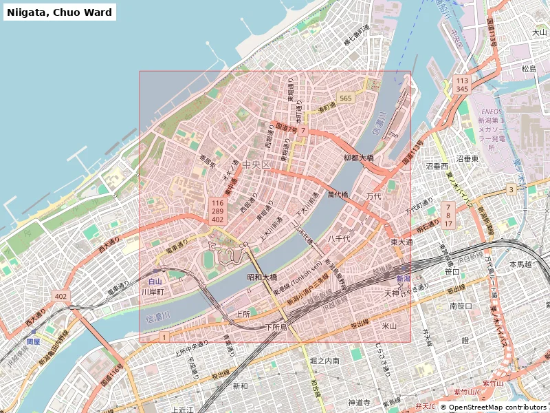 Niigata, Chuo Ward, Nhật Bản - Mô hình thu nhỏ 3D - Image 9