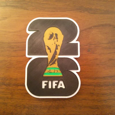 Mô hình logo World Cup 2026 in 3D đẹp mắt - Hướng dẫn in đa màu