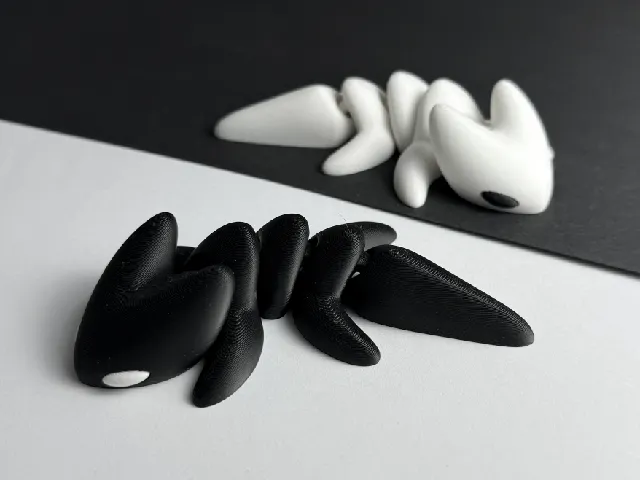 Mô hình rồng con mini khớp nối (mini dragon) in 3D cực đáng yêu - Image 1