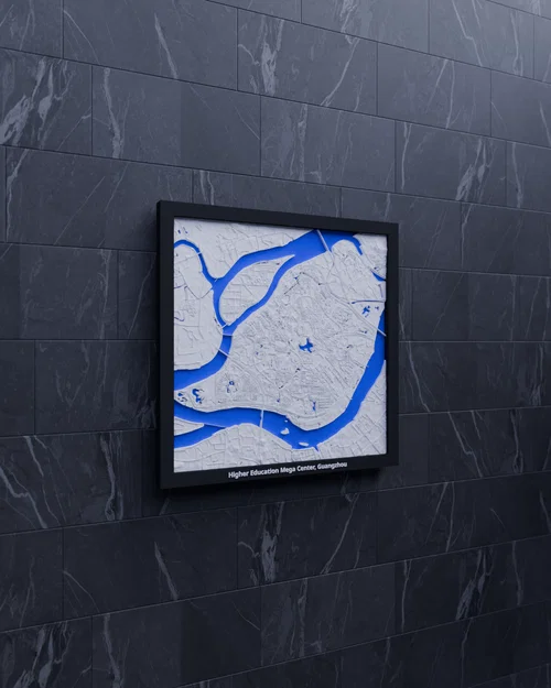 Mô hình địa hình 3D thu nhỏ khu Đại học Thành, Quảng Châu, Trung Quốc - Image 3