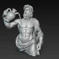 Mô hình 3D Greek Drunkard – Tượng nghệ thuật cổ điển Hy Lạp đầy ấn tượng - Thumbnail 2
