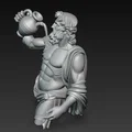 Mô hình 3D Greek Drunkard – Tượng nghệ thuật cổ điển Hy Lạp đầy ấn tượng - Thumbnail 3