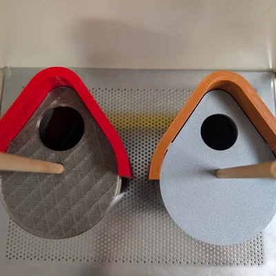 Nhà Cho Chim Mái Trượt (Sliding Roof Bird House)