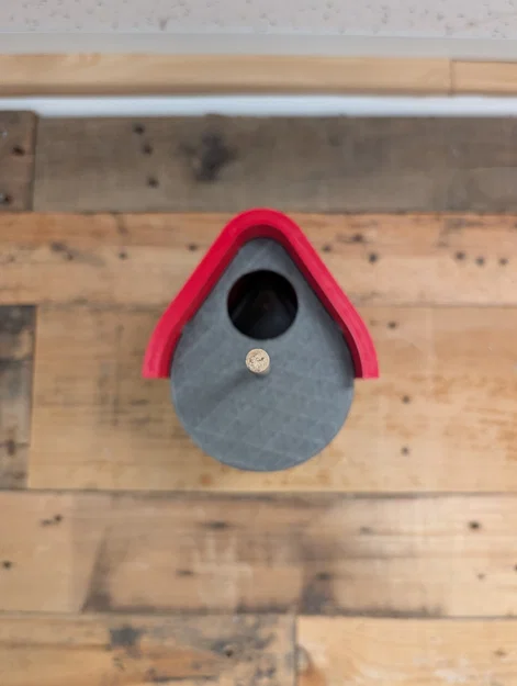 Nhà Cho Chim Mái Trượt (Sliding Roof Bird House) - Image 7