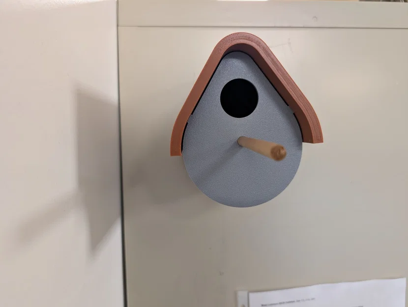 Nhà Cho Chim Mái Trượt (Sliding Roof Bird House) - Image 14