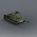 Mô hình xe tăng IS-2 với tháp pháo, súng máy xoay và nòng pháo nâng hạ thực tế - Thumbnail 1