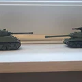 Mô hình xe tăng IS-2 với tháp pháo, súng máy xoay và nòng pháo nâng hạ thực tế - Thumbnail 6