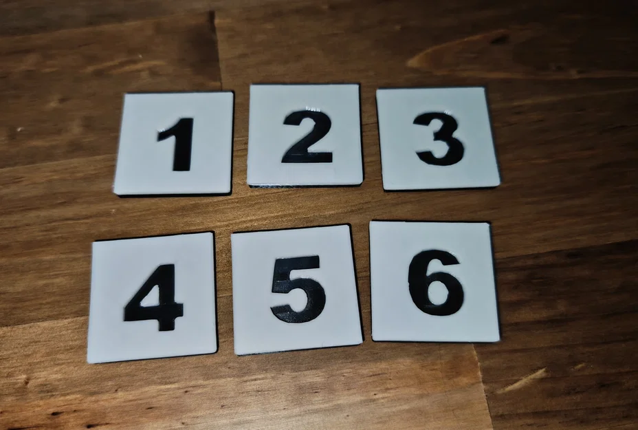 Bộ số để bàn cho lịch (Number Blocks For Calendar) - Image 1