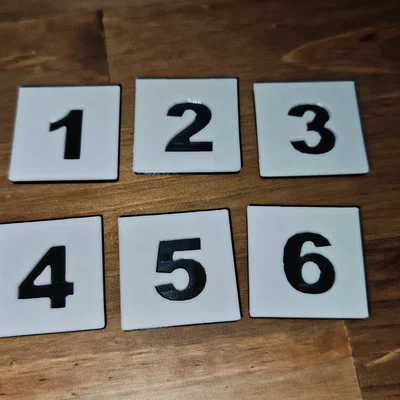 Bộ số để bàn cho lịch (Number Blocks For Calendar)