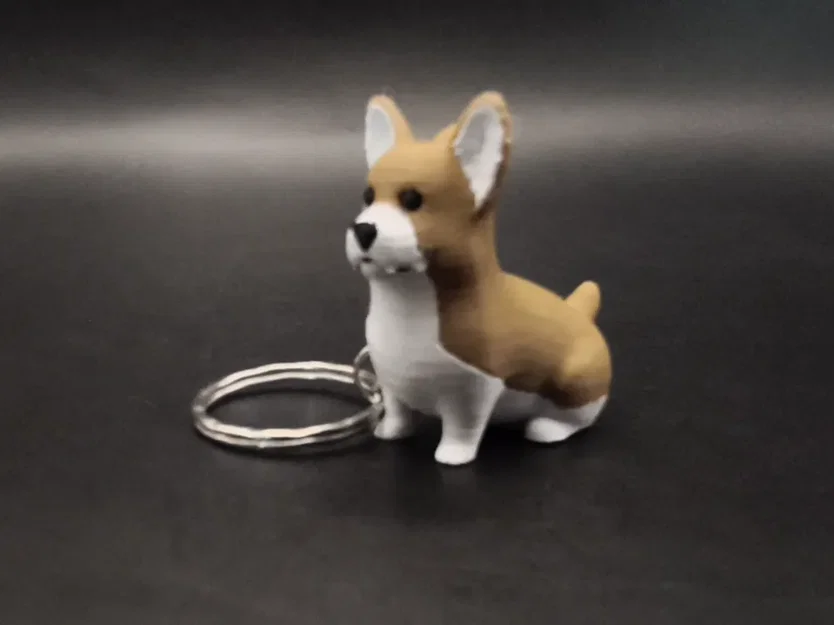 Móc khóa hình chó Corgi - Image 1