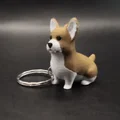 Móc khóa hình chó Corgi - Thumbnail 1