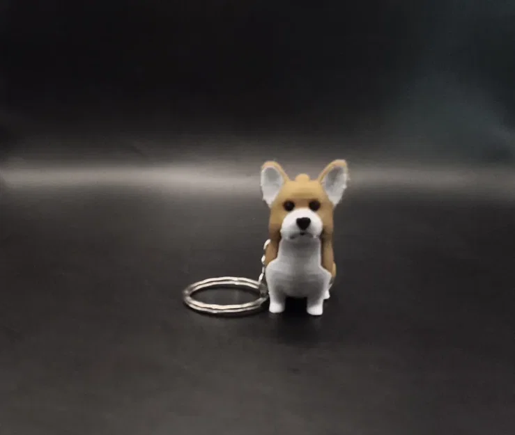 Móc khóa hình chó Corgi - Image 2
