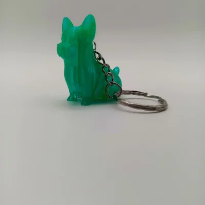 Móc khóa hình chó Corgi