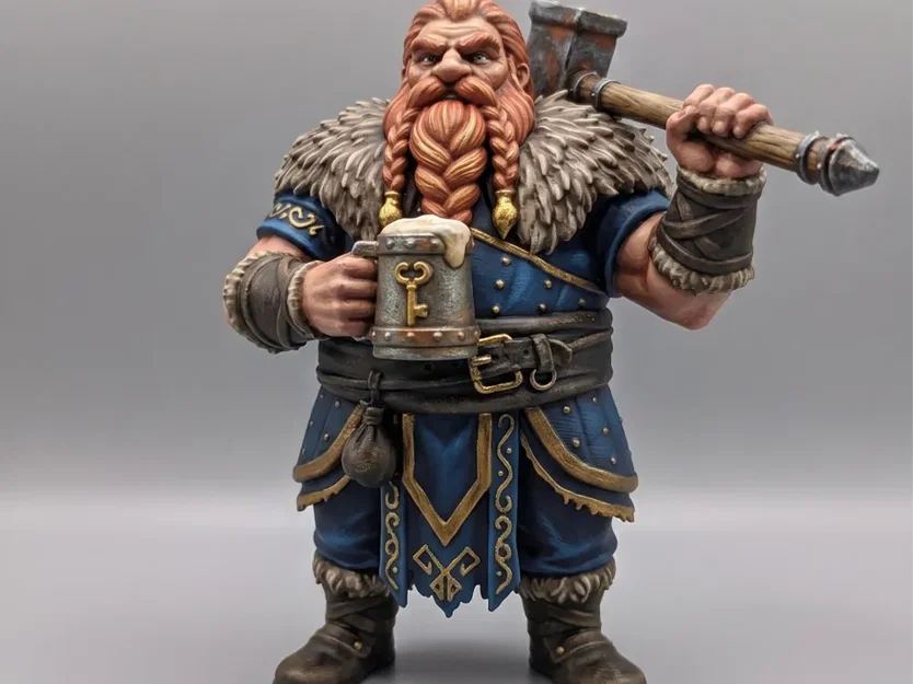 Mô hình tượng chú lùn (Dwarf figurine) - Image 1