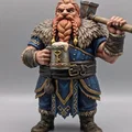 Mô hình tượng chú lùn (Dwarf figurine) - Thumbnail 1