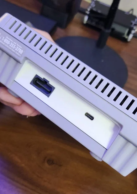 Backplate gắn mạch USB-C cho máy SNES Jr. (Mod Adafruit) - Image 1
