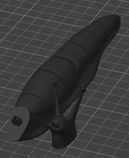 Mô hình sên chuối cử động Articulated Banana Slug in 3D siêu dễ - Image 1