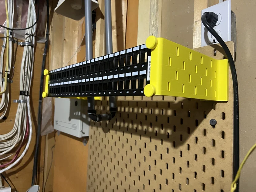 Giá đỡ Keystone/Patch Panel cho bảng Ikea Skadis - Image 1