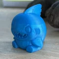 Mô hình Cá mập ngồi phong cách Chibi - Thumbnail 2