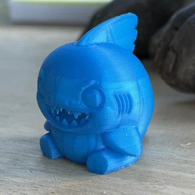 Mô hình Cá mập ngồi phong cách Chibi