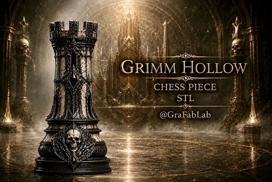 Grimm Hollow "Rook" - Quân xe trong bộ cờ vua - Image 1