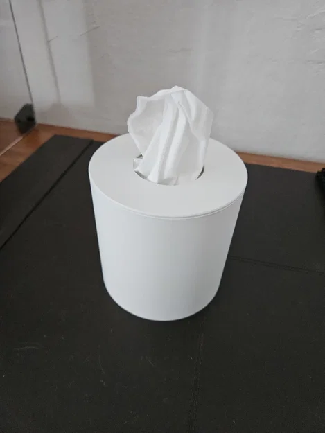 Hộp Đựng Khăn Giấy Tròn Đơn Giản - Image 1