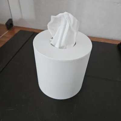 Hộp Đựng Khăn Giấy Tròn Đơn Giản
