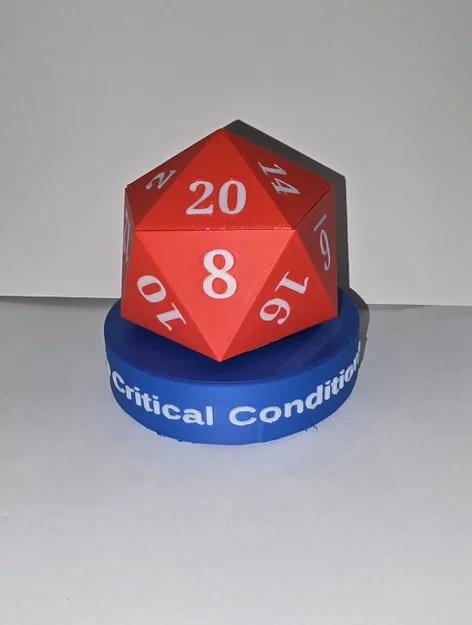 Hộp đựng xúc xắc Critical Condition (D20) - Image 1